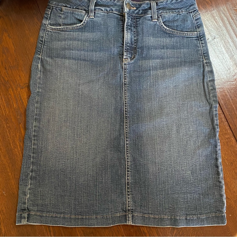 NYDJ Classic Denim Pencil Skirt 8